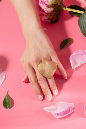 Orchid Statement Ring