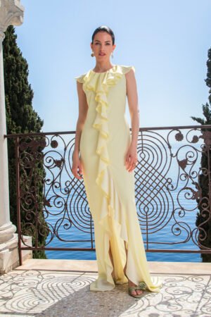 Soleil Ruffle Gown